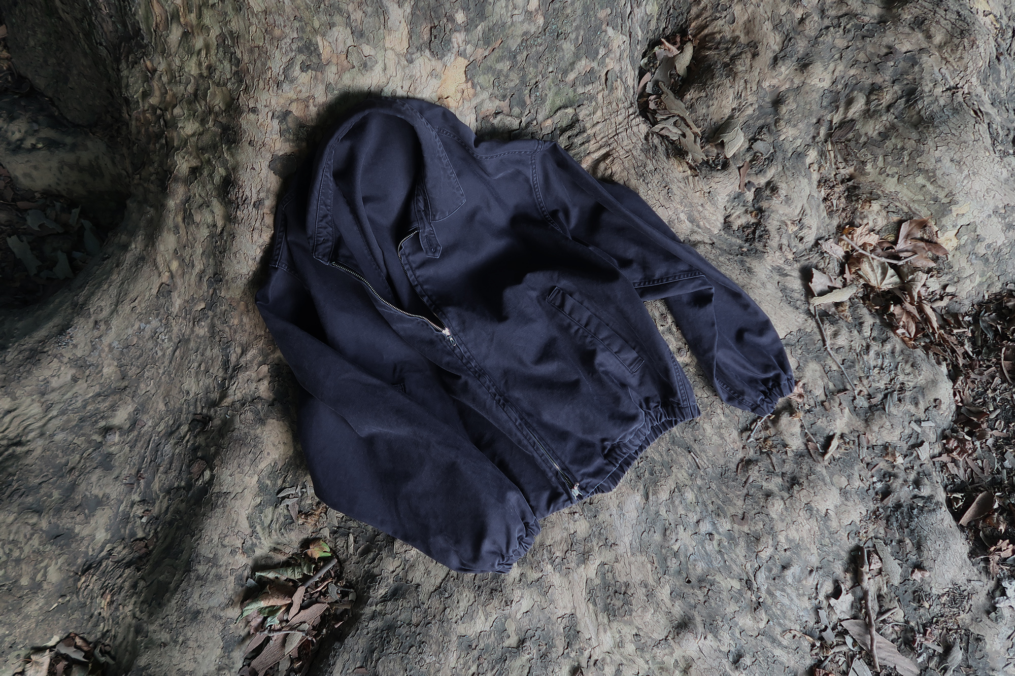 Zip up blouson